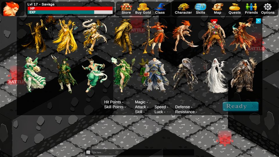 Fourfold Online gameplay screenshot 5